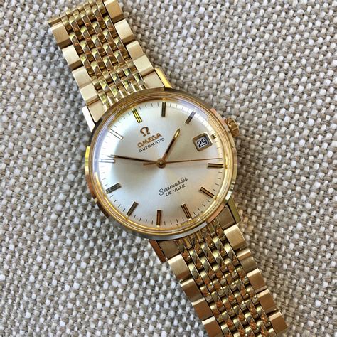 vintage mens omega seamaster wrist watch